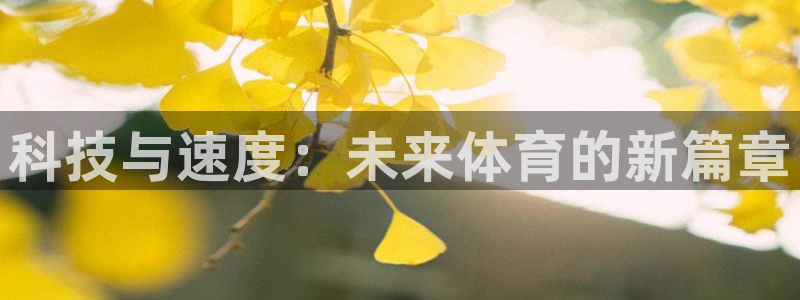 制胜体育在线：科技与速度：未来体育的新篇章